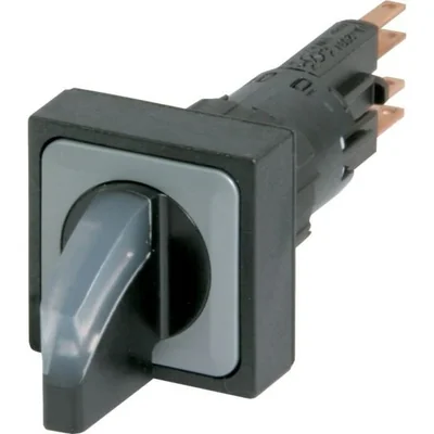 Interruptor luminoso de 3 posiciones, blanco, Q25LWK3R-WS