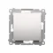 Interruptor (módulo) unipolar 10A 250V conectores rápidos plateado (metálico)