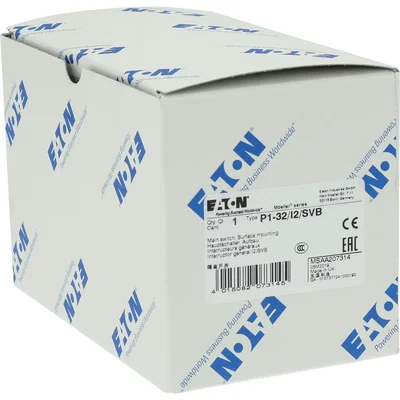 Interruptor principal, 32A, P1-32/I2/SVB