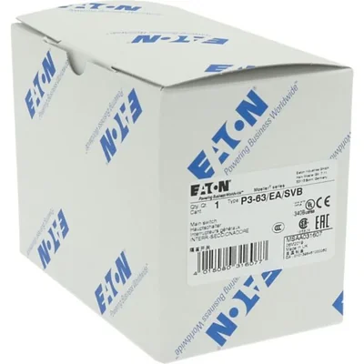 Interruptor principal, 63A, P3-63/EA/SVB
