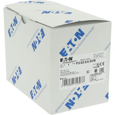 Interruptor principal, 63A, P3-63/EA/SVB