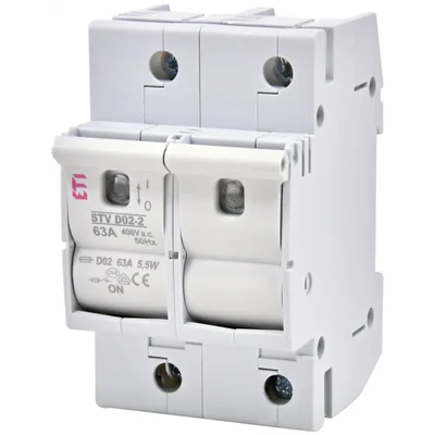 Interruptor-seccionador 2 polos STV D02 63A