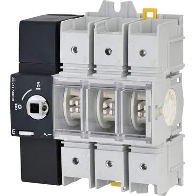 Interruptor-seccionador modular CLBSV 125 3P con interruptor visible
