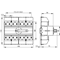 Interruptor-seccionador tripolar 80A+N (polo N no desconectable) con pomo en el interruptor-seccionador