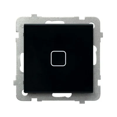 Interruptor táctil SONATA TOUCH para escaleras/cruces con retroiluminación - cristal negro