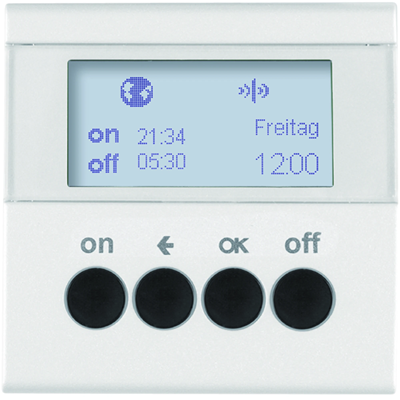 Interruptor temporizador KNX RF QUICKLINK S.1/B.3/B.7 blanco mate