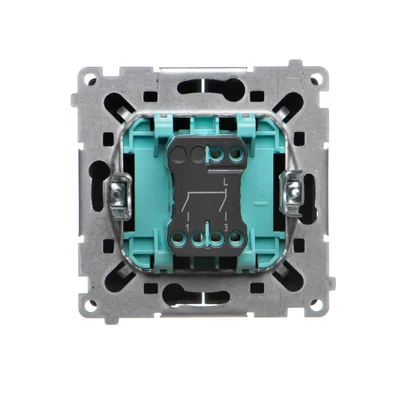 Interruptor tipo vela Simon Basic WMUL-050x2x-Y011 (módulo) 16AX, 250V~, terminales de tornillo; negro