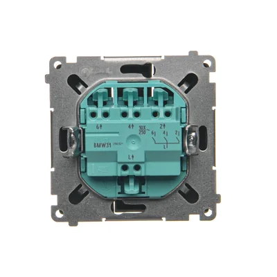 Interruptor triple SIMON BASIC 10A 250V chocolate