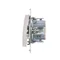Interruptor unipolar con indicación LED (módulo) 10A 250V conectores rápidos, blanco
