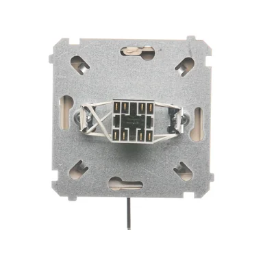 Interruptor unipolar con llave de 2 posiciones, beige