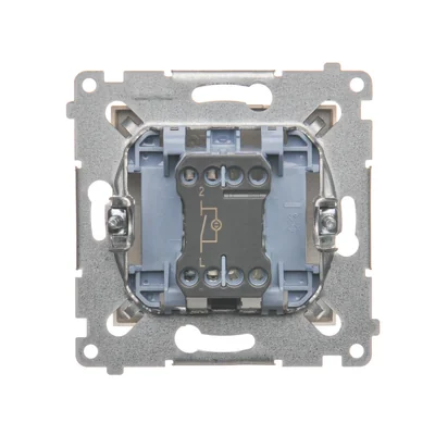 Interruptor unipolar con retroiluminación LED (módulo) 230V, dorado metálico