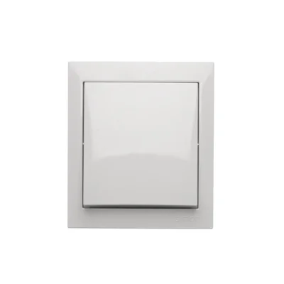 Interruptor unipolar de superficie Simon Aquaclick WA-CW1xxxx-xx-11xx, IP44, 10AX, 250V~, terminales de tornillo; blanco