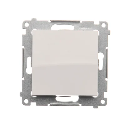 Interruptor unipolar (módulo) 10A, 250V, conectores rápidos, blanco