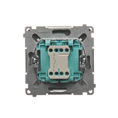 Interruptor unipolar (módulo) 10A 250V terminales de tornillo inox (metálicos)