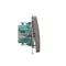 Interruptor unipolar (módulo) 10A 250V terminales de tornillo inox (metálicos)
