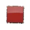 Interruptor unipolar (módulo) 10A 250V, terminales de tornillo rojos