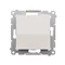 Interruptor unipolar (módulo) 16A 230V, terminales de tornillo, blanco