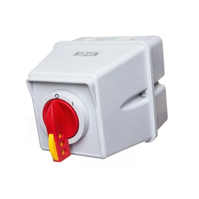 Interruttore a camme ŁK 100-13/5 On-Off 0-I per lucchetto IP-44