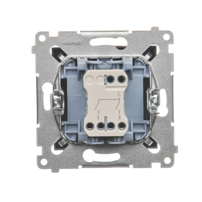 Interruttore a candela (modulo) 230 V, bronzo opaco metallizzato