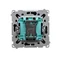 Interruttore a candela Simon Basic WMUL-050x2x-Y011 (modulo) 16AX, 250V~, morsetti a vite; nero