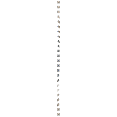 Interruttore a chiave per tapparelle, pulsante momentaneo (modulo), 3 posizioni. "I-0-II" 2 contatti N/O 5A 230V crema