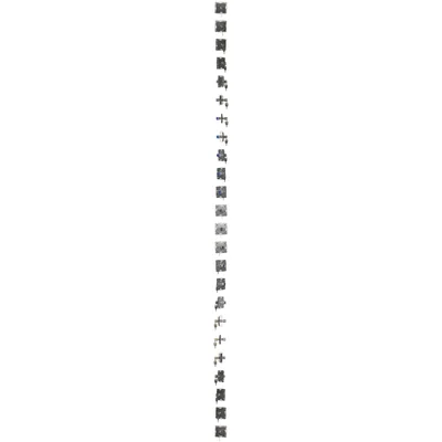 Interruttore a chiave unipolare (modulo), contatto NA a 2 posizioni, 5 A, 250, bronzo opaco metallizzato