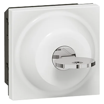 Interruttore a due moduli, bianco