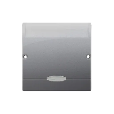 Interruttore alberghiero con retroilluminazione 10A 2A inox, metallizzato