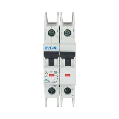 Interruttore automatico, 2-marcia, versione DC, 6A, C-Char FAZ-C6/2-NA-DC