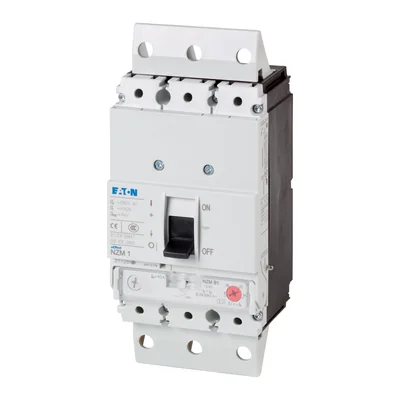 Interruttore automatico, 3 poli, 63 A, 25 kA, spina, protezione da cortocircuito NZMB1-S63-SVE