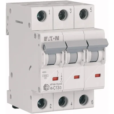 Interruttore automatico 3P C 13A 6kA AC xPole Home HN-C13/3