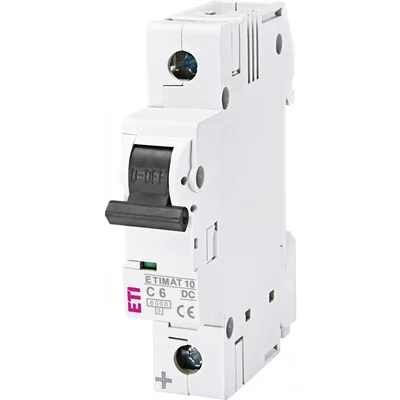 Interruttore automatico CC ETIMAT 10-DC 1p C6 6kA