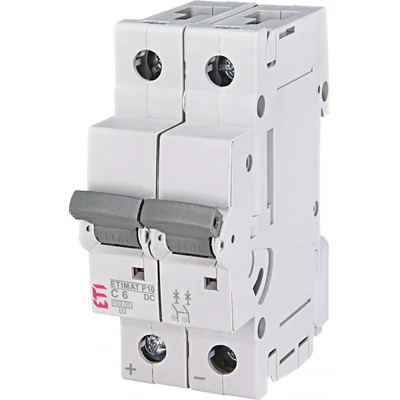 Interruttore automatico CC ETIMAT P10-DC 2p C6