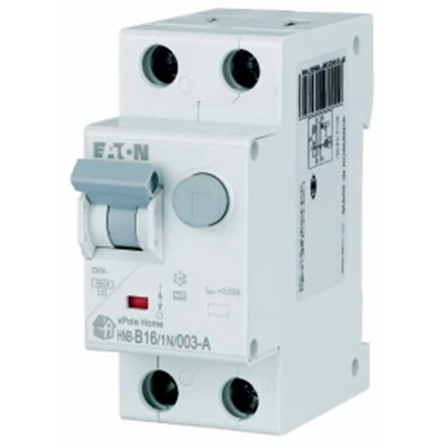 Interruttore automatico combinato HNB-B16/1N/003-A 16A 1+N 6kA B 230V IP20 tipo A
