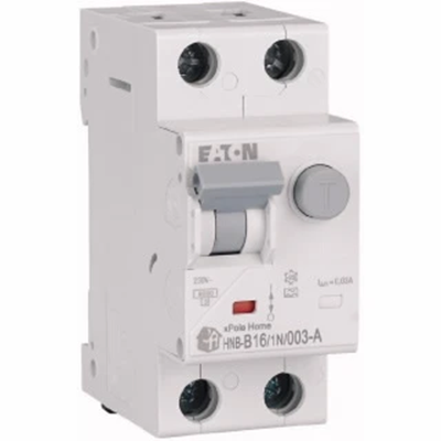 Interruttore automatico combinato HNB-B16/1N/003-A 16A 1+N 6kA B 230V IP20 tipo A
