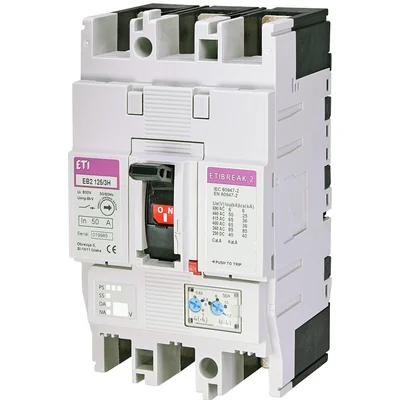 Interruttore automatico di potenza EB2 125/3H 20A 3P 3P, 65kA, sgancio TM