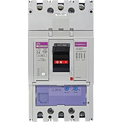 Interruttore automatico di potenza EB2 400/3S 250A 3P 3P, 50kA, sgancio TM