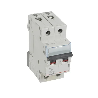 INTERRUTTORE AUTOMATICO DI SOVRACORRENTE S 302 2P C 25A 6000A SERIE TX3
