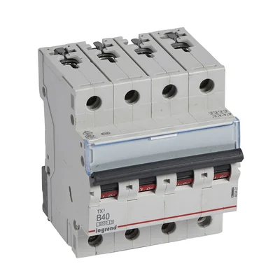 INTERRUTTORE AUTOMATICO DI SOVRACORRENTE S 304 4P B 40A 6000A SERIE TX3