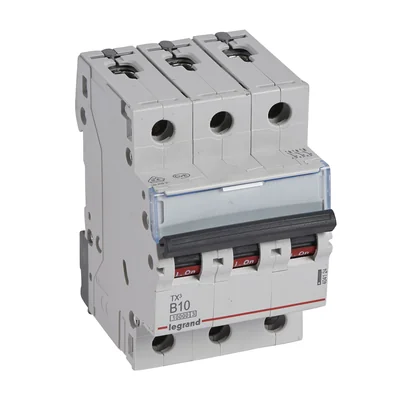 INTERRUTTORE AUTOMATICO DI SOVRACORRENTE S 313 3P B 10A 10000A SERIE TX3