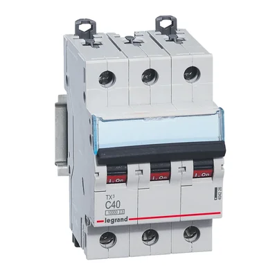 INTERRUTTORE AUTOMATICO DI SOVRACORRENTE S 313 3P C 40A 10000A SERIE TX3