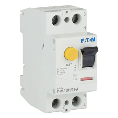 Interruttore automatico differenziale 100A, 2 poli, 10mA, A PFIM-100/2/01-A