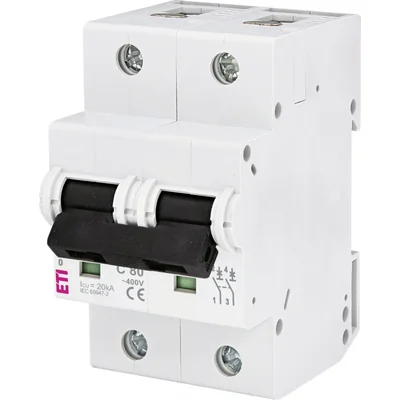 Interruttore automatico ETIMAT 10 2p C80