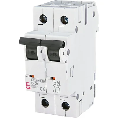 Interruttore automatico ETIMAT 10 2p D20