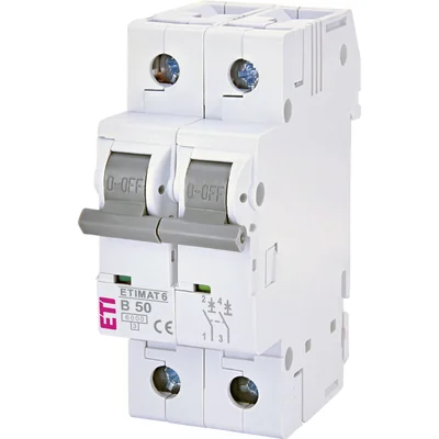 Interruttore automatico ETIMAT 6 2p B50
