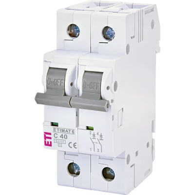 Interruttore automatico ETIMAT 6 2p C40