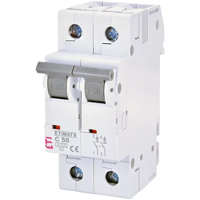 Interruttore automatico ETIMAT 6 2p C50