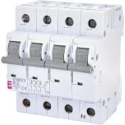 Interruttore automatico ETIMAT 6 3p+N B2