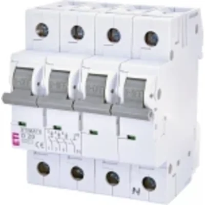 Interruttore automatico ETIMAT 6 3p+N D20