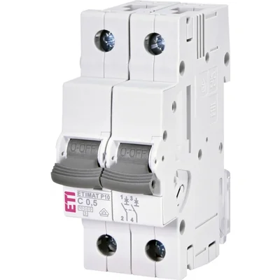 Interruttore automatico ETIMAT P10 2p C0.5